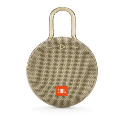 JBL Clip 3 Desert Sand Portable Bluetooth Speaker (Open Box) Damaged Box