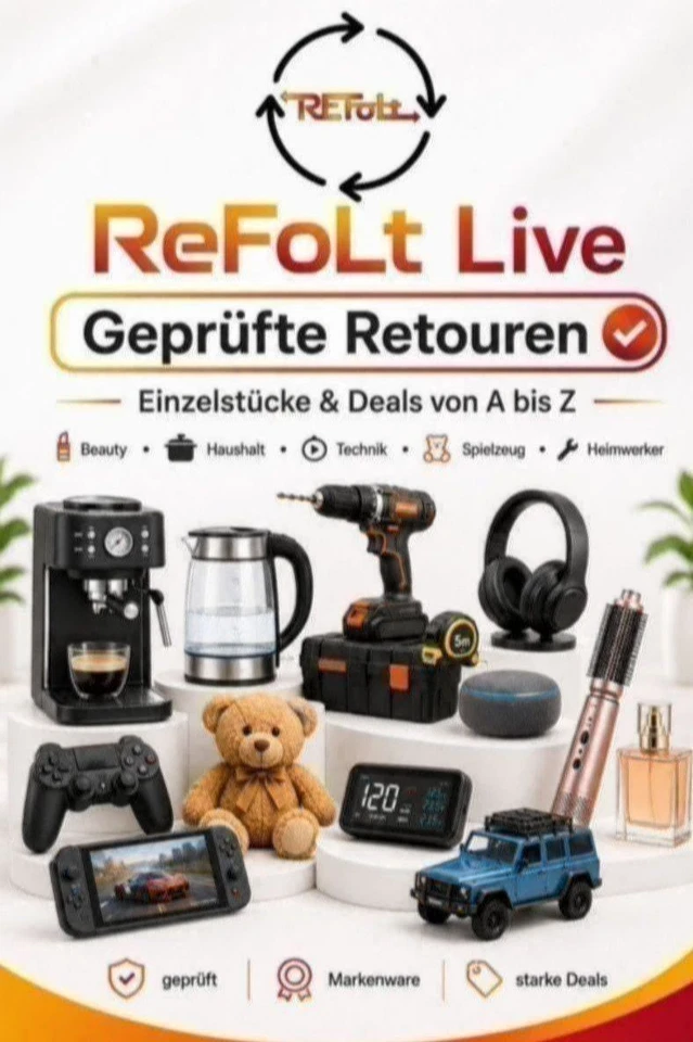 Geprüfte Retouren live: Schnäppchen & Markenware von A bis Z
