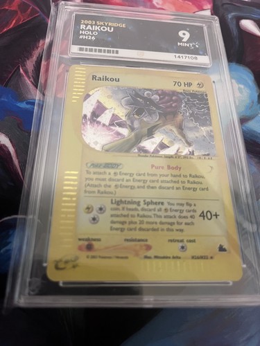 Raikou graded PSA 9 for sale on eBay