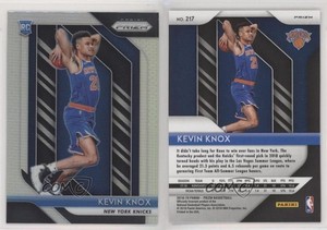 2018-19 Panini Prizm Silver Prizm Kevin Knox #217 Rookie RC