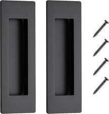 2 Pack Pocket Door Handles Sliding Closet Door Pulls 5.9 Flush Barn Door Pulls 2 Pack Pocket Door Handles Sliding Closet Door Pulls 5.9 Flush Barn Door Pulls