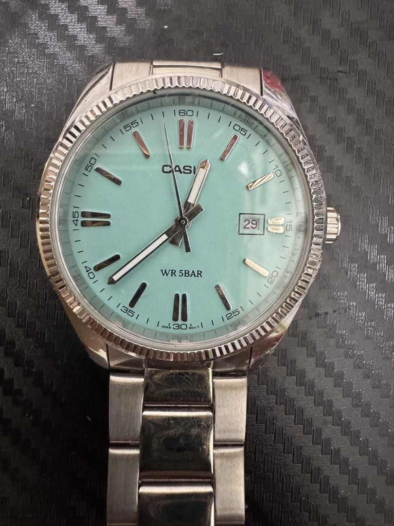 CASIO MTP-1302D-2A2JF　tiffany blue MTP-1302PD-2A2V