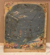 Vintage c1941 Don the Beachcomber Tiki Bar Map Menu Los Angeles Chicago