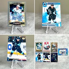 Seattle Kraken Card Lot (7): McCann Auto, Dunn /100, Evans /399, Wright, Beniers