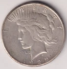 1925 S PEACE ONE DOLLAR 90% SILVER SAN FRANCISCO UNITED STATES AMERICA $1 COIN