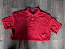 Polo Ralph Lauren Men's Red Short Sleeve Polo T-Shirt Medium