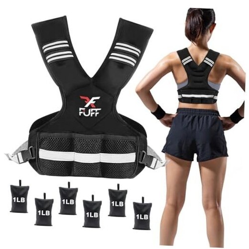 Adjustable Weighted Vest For Men Women, 4-10lb/11-20lb/20 - View #6