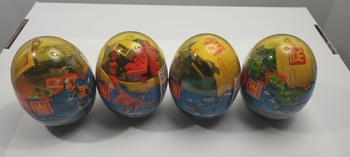 Wange Legendary Eggs Set of 4 Unopened, Sealed, Jurassic Building Blocks - Picture 2 of 3