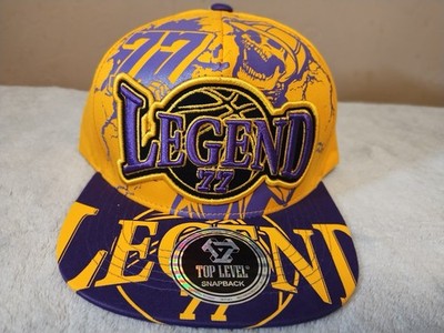 Top Level Los Angeles Lakers Legend 77 Hat Luka Doncic HTF NEW With Tag Snapback