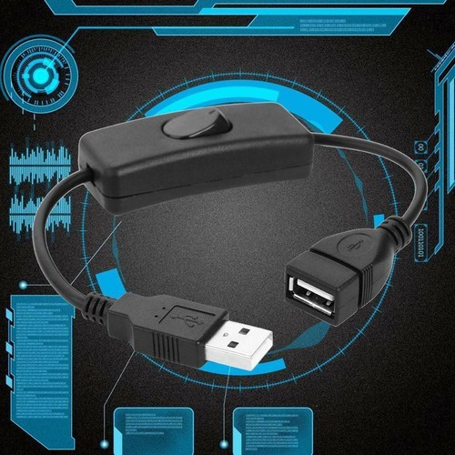 USB.Kabel Mit Ein / Aus~Verlängerungskabel Schalter Schwarz 2025- E7L8 - Afbeelding 9 van 9