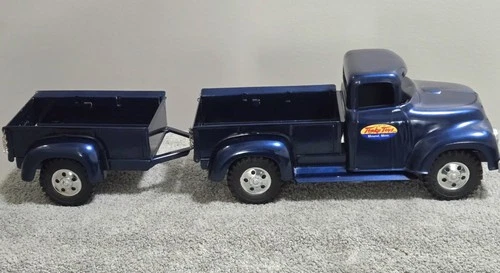 Vintage Tonka  Pickup Truck &  Trailer. Restored