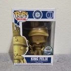 Rare Funko MLB King Felix Felix Hernandez Gold 1/34 Exclusive Pop!