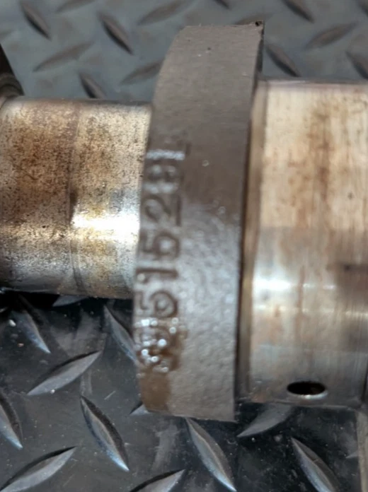 400 CHEVY Cast Original Crankshaft Cast# 3951529 - Image 4 of 4