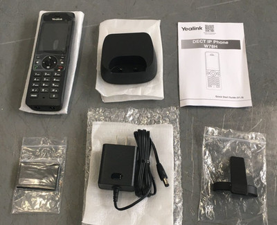 Yealink W78H 2.4'' Cordless DECT Handset with 12HR Talk Time & Caller ID - Black