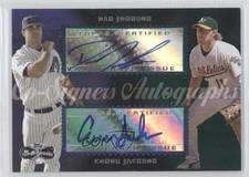2006 Topps Co-Signers Dual Dan Johnson Conor Jackson #CS-79 Auto 0l1
