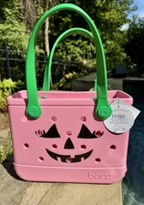Bitty Bogg Bag Bogg-O-Lantern Halloween 🎃 PINK Treat Tote NEW SHIPS TODAY