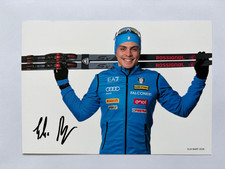 Karta z autografem - Olimpia 2026 - Narciarstwo biegowe - Elia Barp
