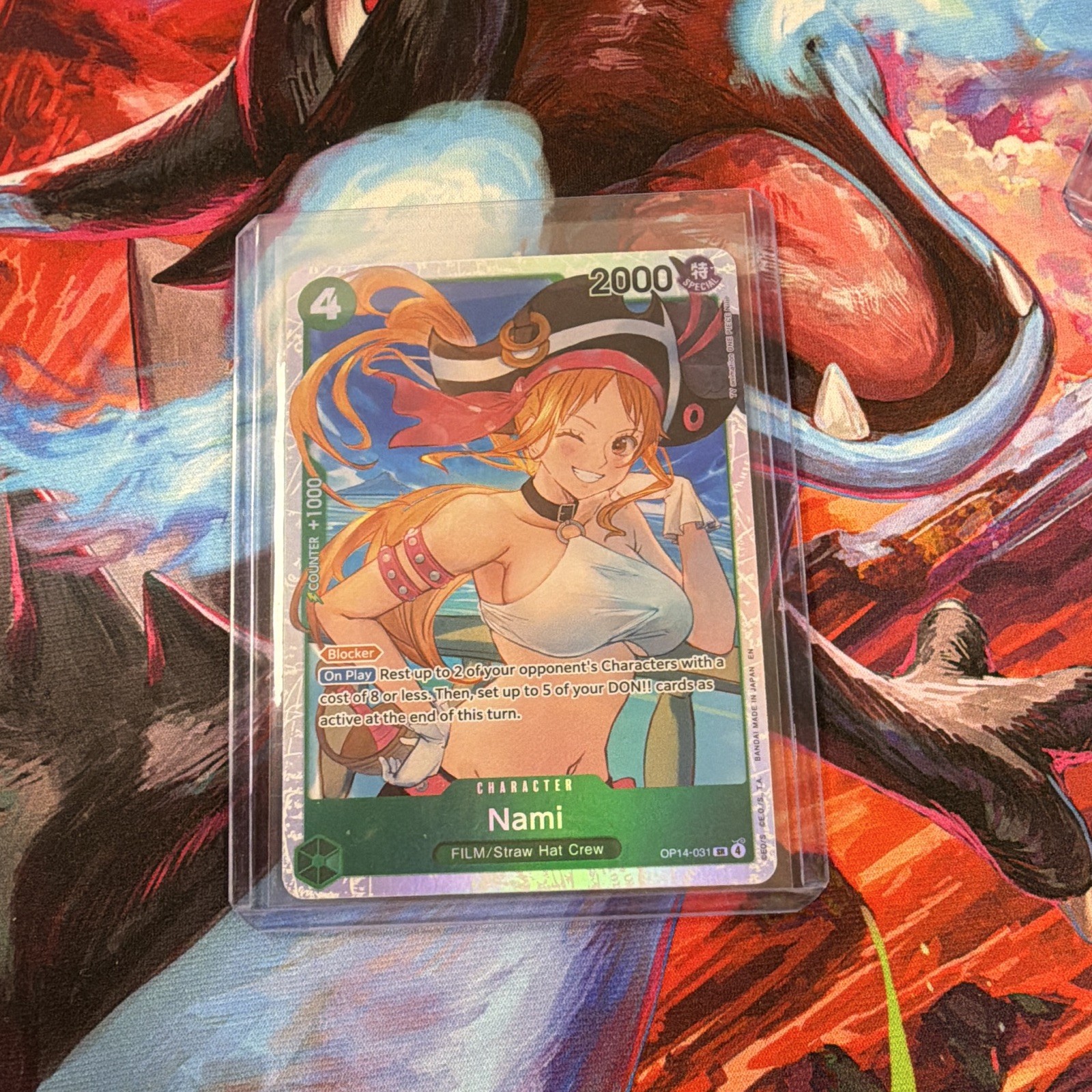 Nami OP14-031 The Azure Sea's Seven Foil