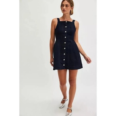 white christmas dresses Free People Atlas Denim Mini