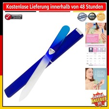 Hochwertige Glasnagelfeile mit Etui - Präzisions-Nagelpflege für schöne Nägel