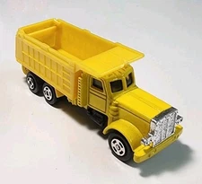 Unbranded Yellow American Dump Truck HO Diecast/Plastic Peterbilt VHTF