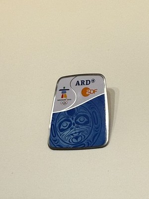 1x German TV ARD/ZDF Vancouver 2010 Olympic Games Pin, Olympia, Media, NOC