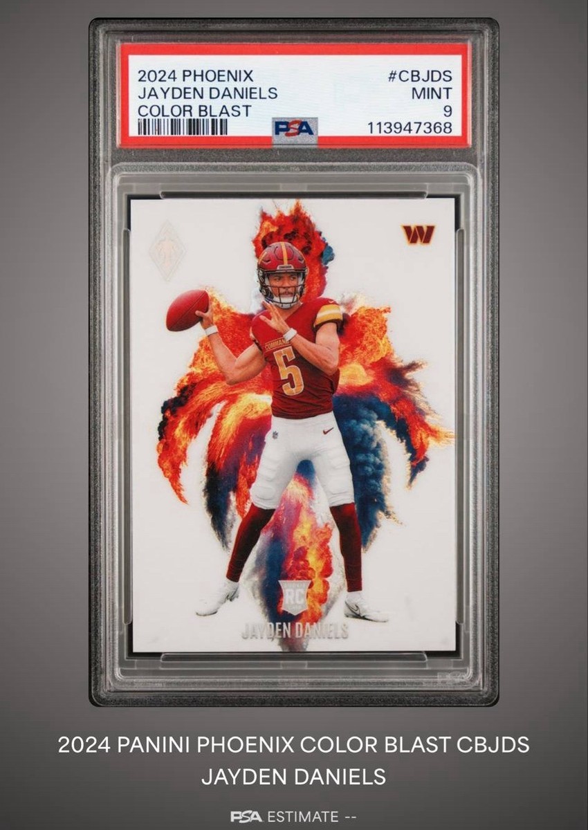 2024 PANINI PHOENIX COLOR BLAST #CBJDS JAYDEN DANIELS ROOKIE RC