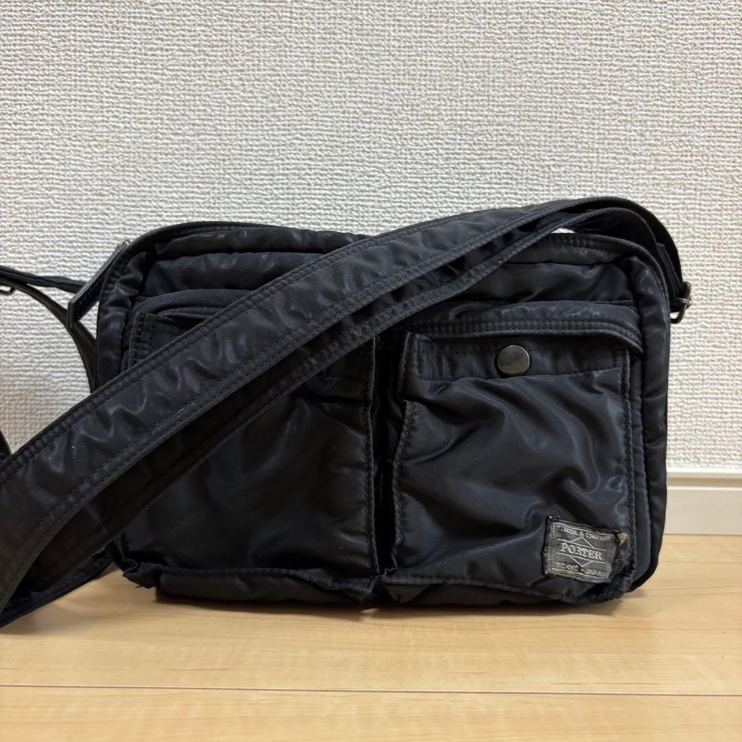 PORTER Yoshida 2Layer Shoulder Bag S Crossbody Black 622-06963 Japan Authentic
