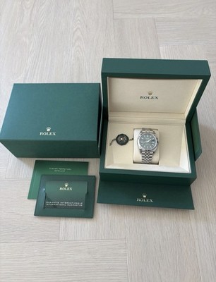 Rolex Datejust Grün (mint Green) 41 jubilee 126334 Neu & Verklebt 04/25