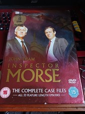 Inspector Morse The Complete Case Files Box Set DVDs 33 feature length episodes.