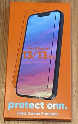 Protect Onn Glass Screen Protector For iPhone 13 & 13 Pro (New)