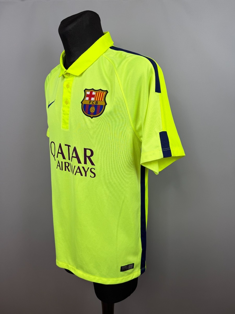 BARCELONA 2014 2015 MESSI THIRD SHIRT FOOTBALL SOCCER JERSEY NIKE