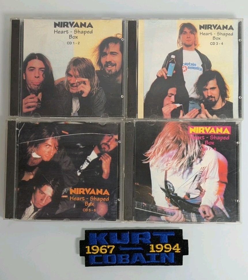 RARE Nirvana '95 Heart-Shaped Box Made In Italy COB 001/8 Limited