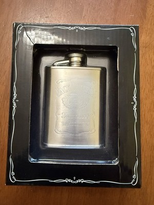 Jack Daniels 3 oz. Old No. 7 Stainless Steel Flask New in Box