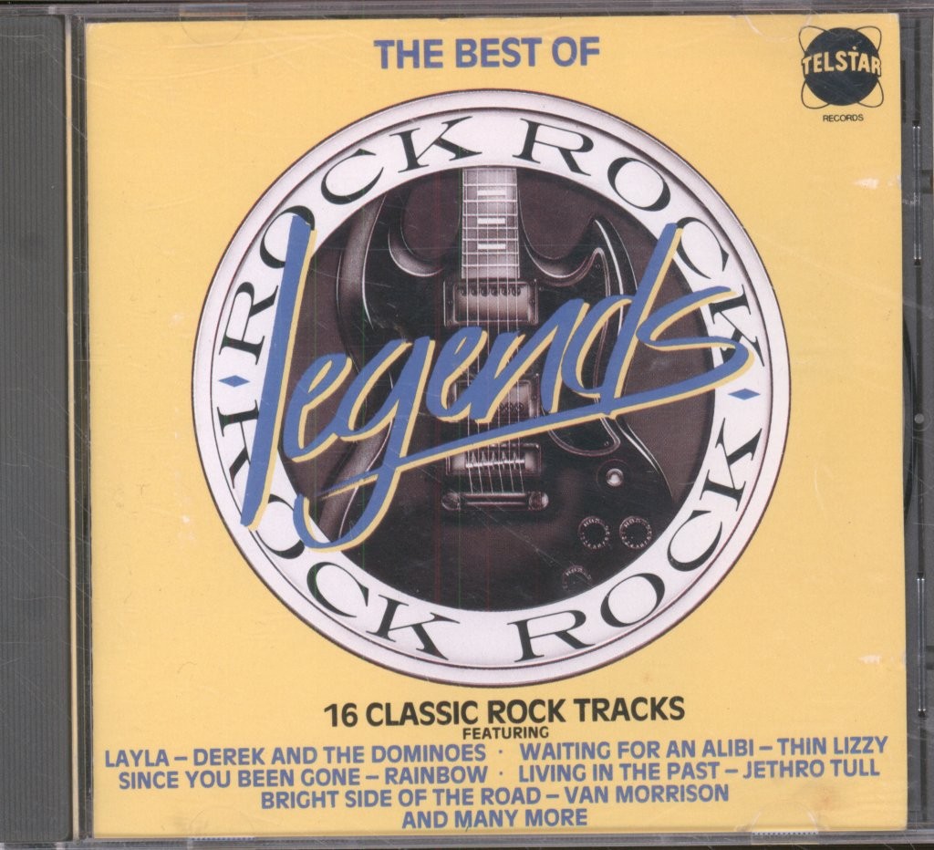 Various Artists Best of Rock Legends CD UK Telstar 1987 TCD2290