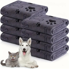 1Pc Quick-Drying Microfiber Dog Towel Absorbent Pet Bath Product Fiber Quick-Dry