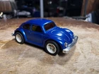 Vintage Tonka Volkswagen VW Bug Beetle Friction Toy Made In Japan Blue