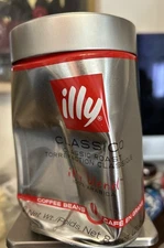 Illy Classico Whole Bean Coffee, Medium Roast, Classic Roast, 5/27