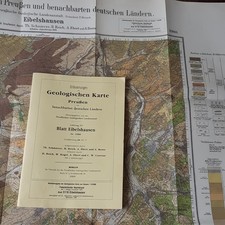 Geologische Karte Hessen Nr 5116 Eibelshausen + Erläuterung 1:25 000 Faksimile