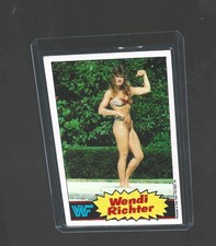 1985 Topps WWF - Wendi Richter #8 (RC)