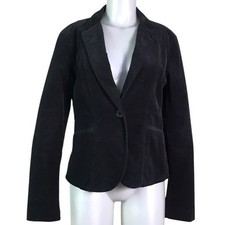 CALVIN KLEIN BLACK CORDUROY BLAZER