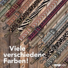 Verstellbarer Taschengurt Ersatz Schultergurt Handtasche Band Boho / Leo Schmal