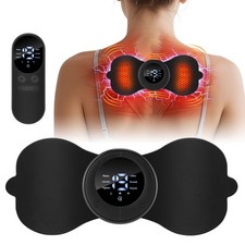 Wireless Heating Pulse Muscle Stimulator EMS Massager Neck Back Body Pain Relief