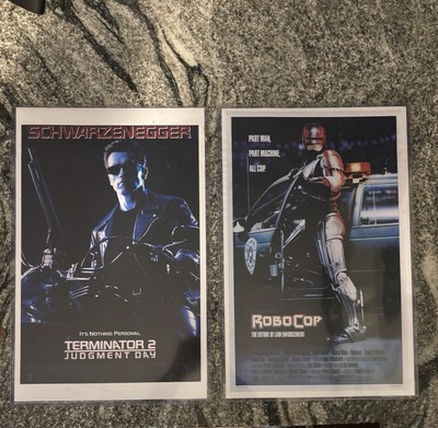 ROBOCOP & TERMINATOR 2 Movie Posters