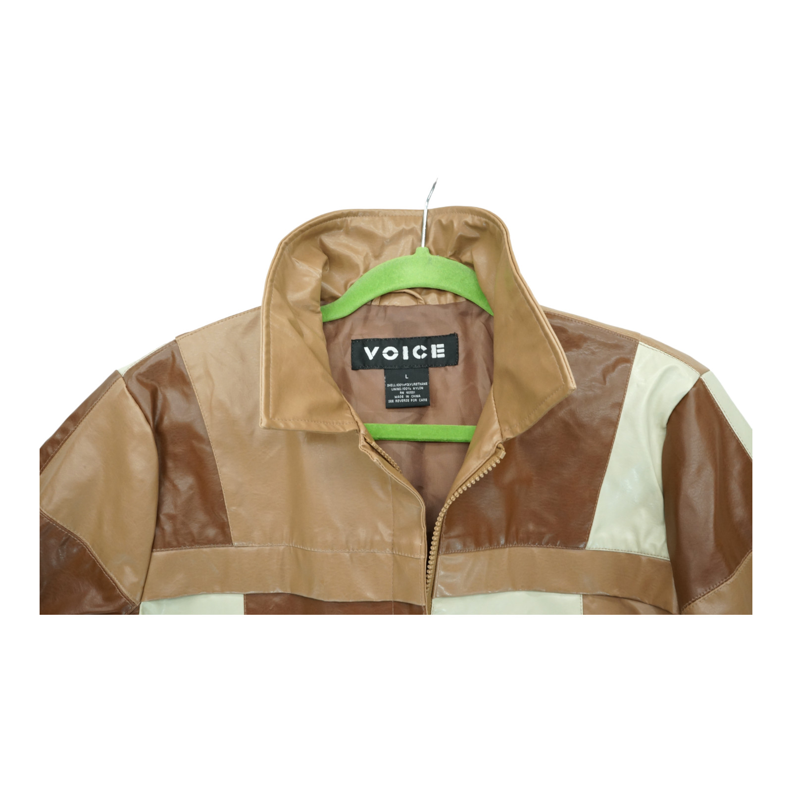 Vintage Voice Patchwork Jacket Brown-Multi RN4053… - image 4