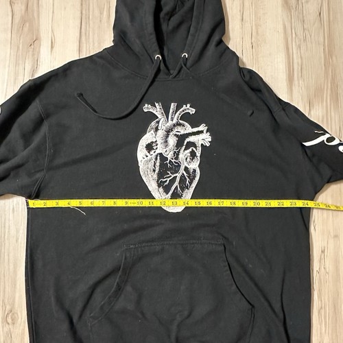 The Used Band Hoodie Anatomic Heart Sz L-XL Independent Trading Co Fast Shipping - Picture 2 of 5