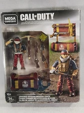 New Mega Construx Call Of Duty  Armored Division Weapon Crate (GFW77) 34pc 10+