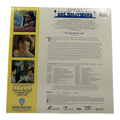 Doc Hollywood Laserdisc LD Michael J Fox Julie Warner Woody
