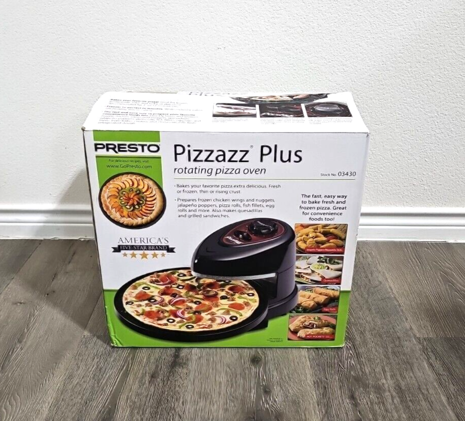 Rotating Pizza Cooker Pizza Pan Pizzazz Replacement Tray Presto