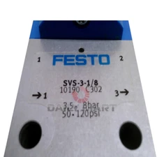 New In Box Festo SVS-3-1/8 10190 Front Panel Valve